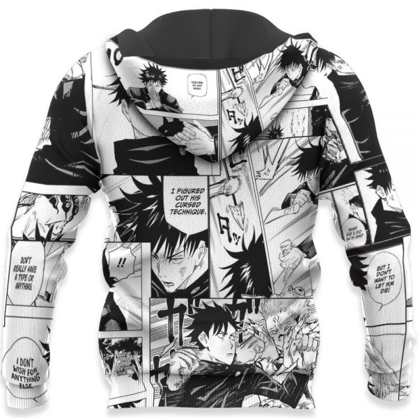 Jujutsu Kaisen Fushiguro Megumi Hoodie Anime Mix Manga Jacket Shirt GO2812
