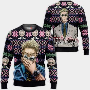 Kento Nanami Ugly Christmas Sweater Custom Anime Jujutsu Kaisen Xmas Gifts GO2812