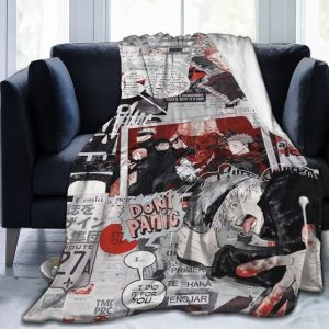 Blanket Plaid Jujutsu Kaisen Gojo Satoru Bloody JMS2812